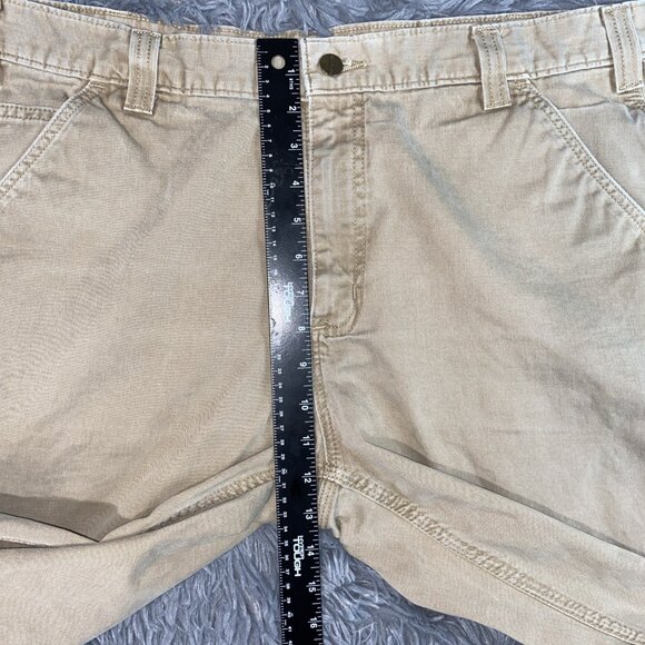 Carhartt Relaxed Straight Twill Dungaree Bundle 2 Work Pants Men 38X30 Utility - Picture 9 of 16